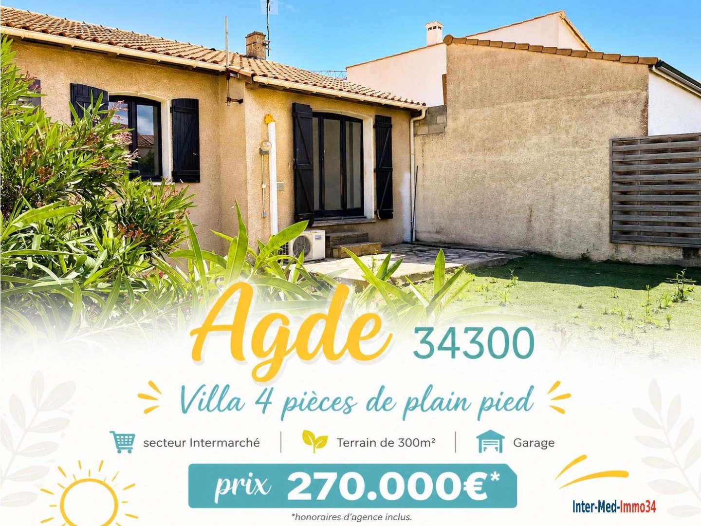 Agence immobilière de Inter-Med-Immo34  agence d'Agde