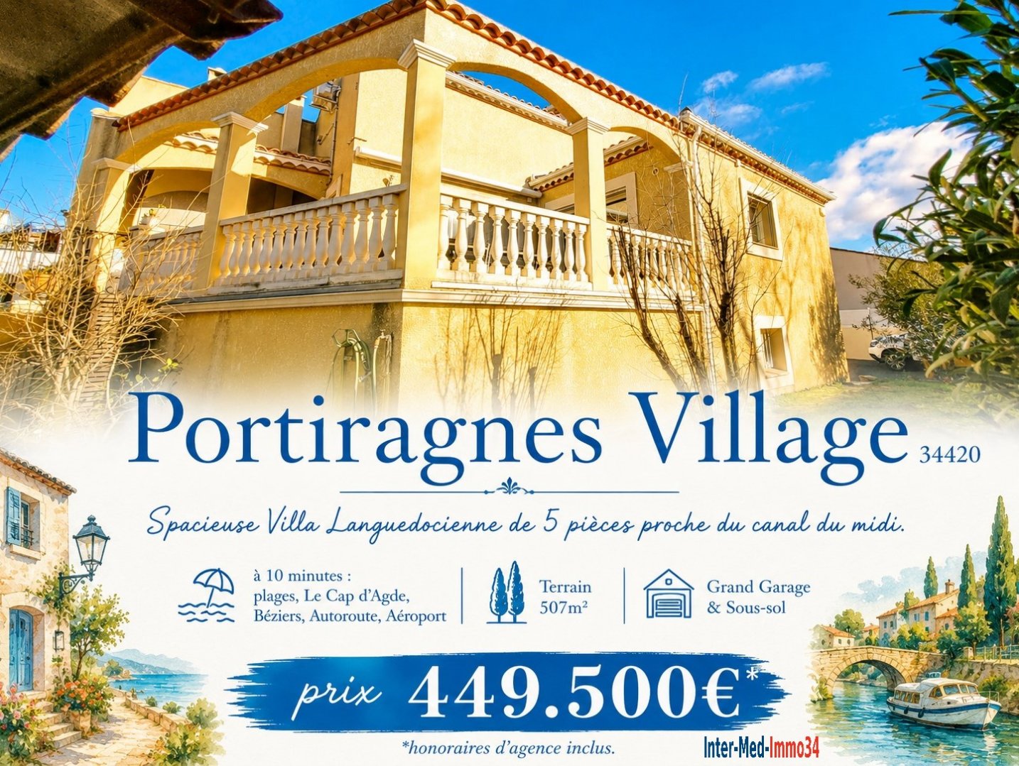 Agence immobilière de Inter-Med-Immo34  agence d'Agde