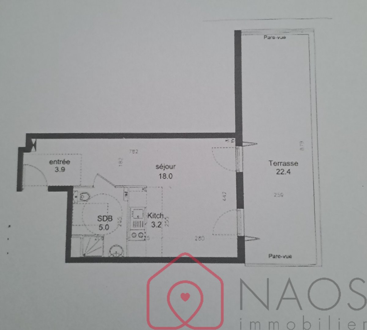 Appartement 30m² — L'Île-Saint-Denis