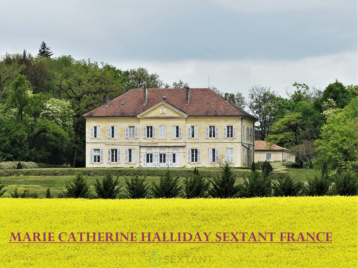 MAGNIFICENT CHATEAU ENCLOSED IN A PARADISE OF BOXWOOD CYPRESS HORMS AND ROSE BUSHES